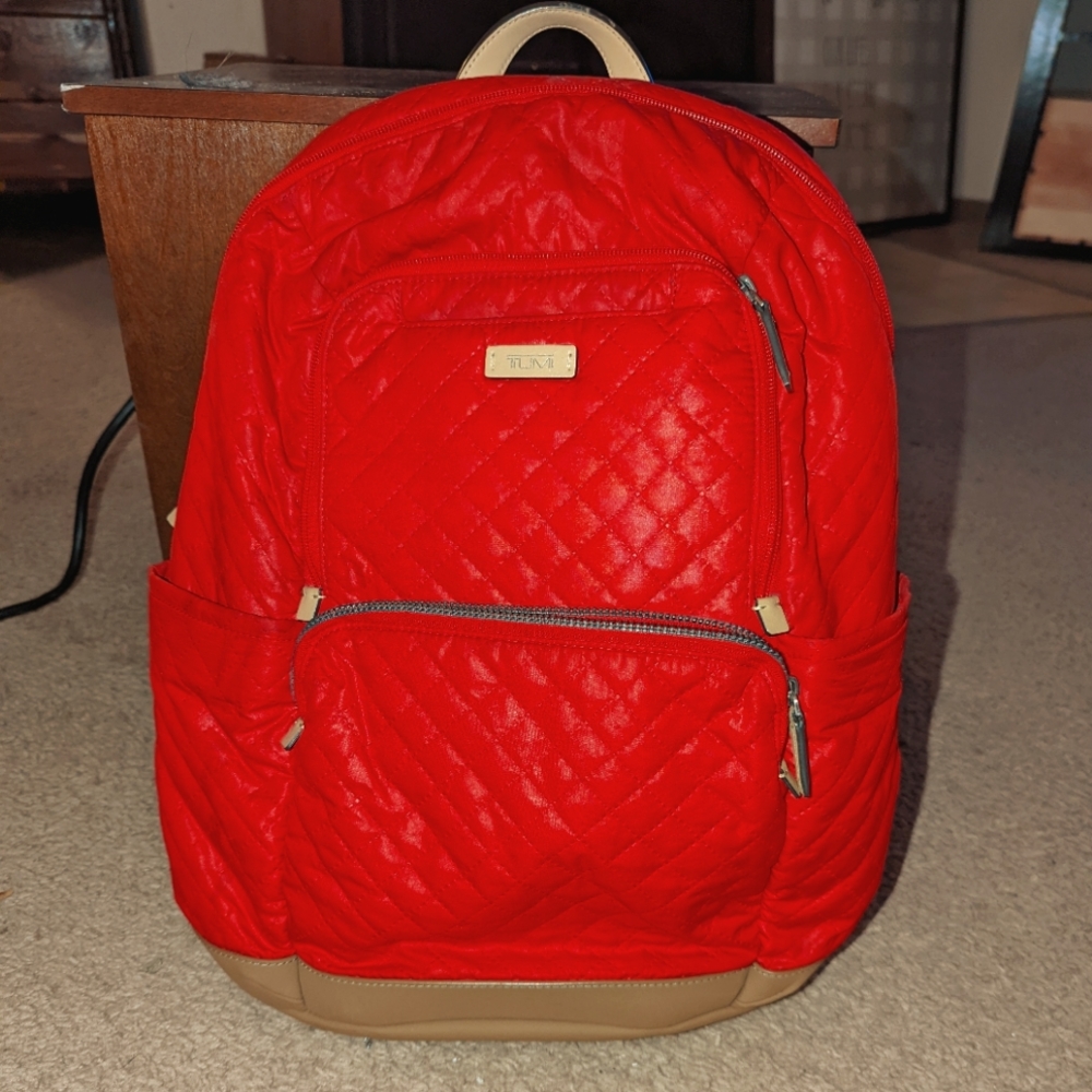 Tumi Backpack (red)